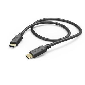 Hama kabel USB-C 2.0 typ C vidlice - C vidlice, 1,5 m, černá; 183329