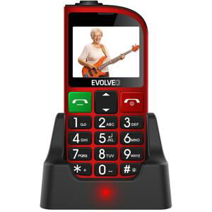 Evolveo EasyPhone FM, červený; EP-800-FMR