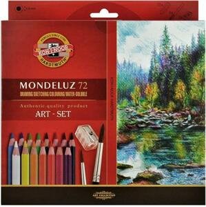 KOH-I-NOOR Akvarelové pastelky Mondeluz 3714 - 72 ks; 25832
