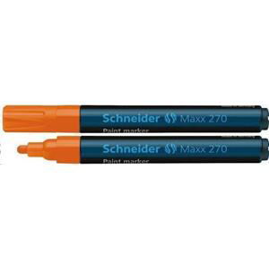 Schneider Permanentní lakový popisovač "Maxx 270", oranžová, 1-3mm; TSC270NS