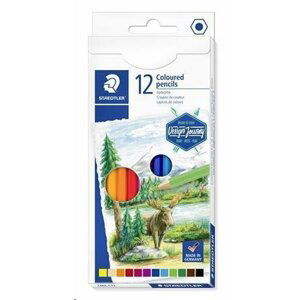 Staedtler Pastelky "Design Journey", 12 různých barev, sada, šestihranné; TS146CC12