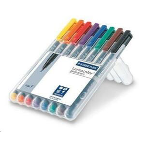 Staedtler Permanentní popisovače "Lumocolor 318 F", 8 barev, 0,6mm, OHP ; TS318WP8