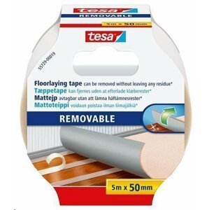 TESA Oboustranná podlahová páska  "Removable 55729" odstranitelná beze stop, 50 mm x 5 m; TE55729