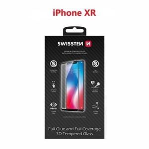 Swissten sklo ultra durable 3D full glue glass Apple Iphone XR černé; 64701799