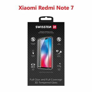 Swissten sklo ultra durable 3D full glue glass Xiaomi Redmi Note 7 černé; 64701823