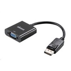 AKASA Kabel redukce DisplayPort na VGA (D-SUB), 20cm; AK-CBDP04-20BK