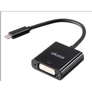 AKASA Adaptér USB Type-C na DVI; AK-CBCA09-15BK