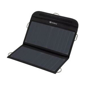 Sandberg Solar Charger 13W 2xUSB, solární nabíječka, černá; 420-40