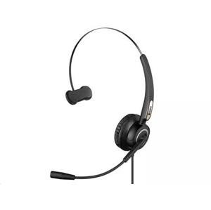 Sandberg PC sluchátka USB Pro Mono Headset s mikrofonem, černá; 126-14