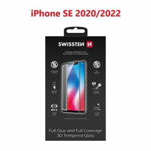 Swissten sklo ultra durable 3D full glue glass Apple iPhone se 2020 černé; 64701856