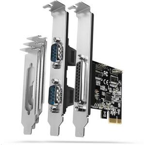 Axagon PCEA-PSN, PCIe řadič - 1x paralelní (LPT) + 2x sériový port (RS232) 250 kbps, vč. LP; PCEA-PSN