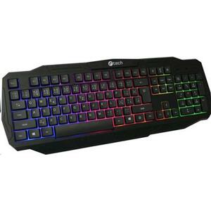 Herní klávesnice C-TECH Arcus (GKB-15), casual gaming, CZ/SK, duhové podsvícení, USB; GKB-15