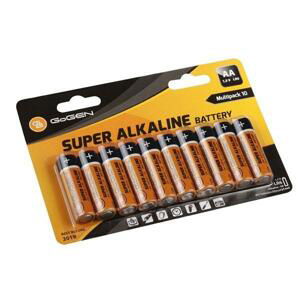 GoGEN Alkalické baterie SUPER ALKALINE AA (LR6); GOGR06ALKALINE10