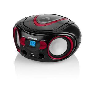 Hyundai TRC 533 AU3BR s CD/MP3/USB, černá/červená; HYUTRC533AU3BR