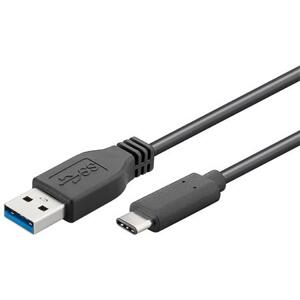 PremiumCord Kabel USB 3.1 konektor C/male - USB 3.0 A/male, černý, 1m; ku31ca1bk