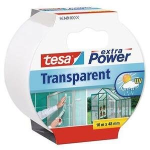 Tesa Lepicí páska "Extra Power 56349", transparentní, zpevněná textilem, 48 mm x 10 m; TE56349