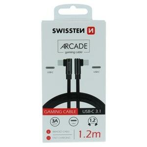 Swissten arcade USB-C / USB-C 1,2 m černý; 71528800