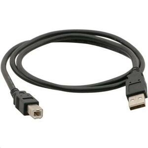 Kabel C-TECH USB A-B 3m 2.0, černý; CB-USB2AB-3-B