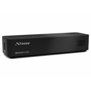 STRONG DVB-T/T2 set-top-box SRT 8213/ Full HD/ H.265/HEVC/ PVR/ EPG/ USB/ HDMI/ LAN/ SCART/ černý; SRT8213