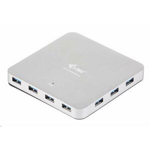 i-Tec USB 3.0 Hub 10-Port Metal s napájecím adaptérem ; U3HUBMETAL10