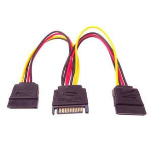 PremiumCord Napájecí kabel k HDD Serial ATA - rozdvojka M/2xF 16cm; kfsa-11