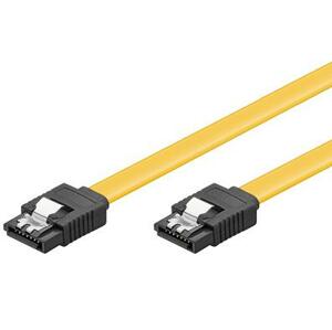 PremiumCord 0,2m SATA 3.0 datový kabel 1.5GBs / 3GBs / 6GBs, kov.západka; kfsa-20-02