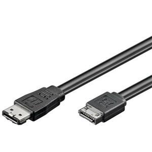 PremiumCord 0,5m kabel eSATA-SATA 1.5/3.0/6.0 GBit/s F/F; kfsa-6-05