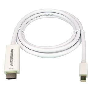 PremiumCord mini DisplayPort 1.2 na HDMI 2.0 kabel pro rozlišení 4Kx2K@60Hz, 3m; kportadmk04-03