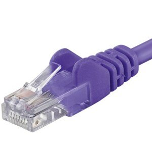 PremiumCord Patch kabel UTP RJ45-RJ45 level 5e 5m fialová; sputp050V