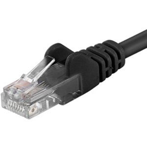 PremiumCord Patch kabel UTP RJ45-RJ45 level 5e 7m černá; sputp070C