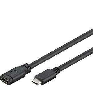 PremiumCord USB- C prodlužovací kabel (USB 3.1 generation 1), C/M - C/F, 1m; ku31mf1