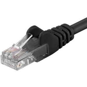 PremiumCord Patch kabel UTP RJ45-RJ45 level 5e 5m černá; sputp050C