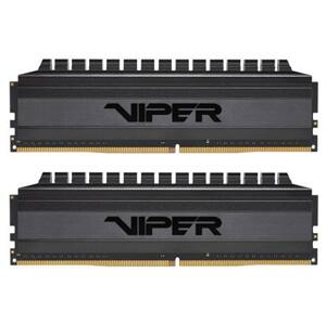 Patriot Viper 4 Blackout Series V4B 32GB DDR4 3600MHz / DIMM / CL18 / 1,35V / Heat Shield / KIT 2x 16GB; PVB432G360C8K