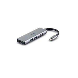 D-Link USB-C Hub 5v1, HDMI, čtečka karet SD/microSD; DUB-M530