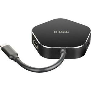 D-Link USB-C Hub 4v1, HDMI, PD; DUB-M420