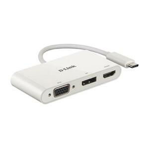 D-Link USB-C Hub 3v1, HDMI, VGA, DisplayPort; DUB-V310