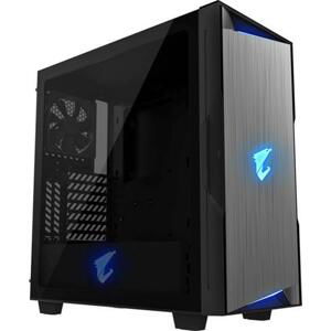 Gigabyte skříň case GB-AC300G, RGB Lighting, bez zdroje, transparentní bok, Mid tower; GB-AC300G