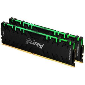 Kingston FURY Renegade RGB - 16GB (2x8) DDR4, 3000MHz, CL15, DIMM; KF430C15RBAK2/16