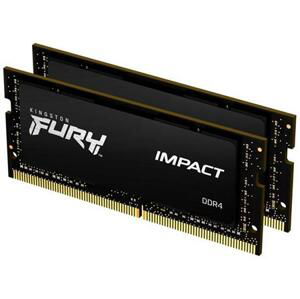 Kingston FURY Impact - 16GB (2x8) DDR4, 2666MHz, CL15, SODIMM; KF426S15IBK2/16