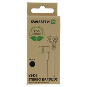 Swissten sluchátka Earbuds Rainbow YS-D2 černá (eco balení); 51106000ECO