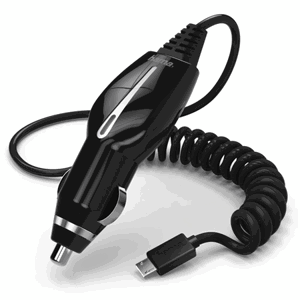 Hama nabíječka do vozidla s krouceným kabelem, micro USB, 1,2 A; 173605