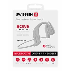 Swissten Bone bluetooth conduction, bílá; 51106091
