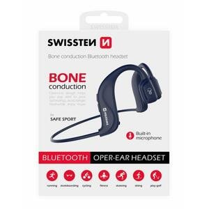 Swissten Bone bluetooth conduction, modrá; 51106092