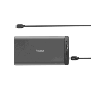 Hama powerbanka, USB-C, 26800 mAh, Power Delivery (PD), 5-20 V/60 W (i pro notebooky); 200012