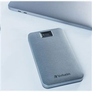 Verbatim externí HDD 2.5" 1TB, Executive Fingerprint Secure, USB 3.2 Gen 1 / USB-C, šedá 53652; 53652