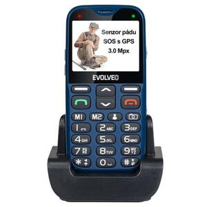 Evolveo EasyPhone XG s nabíjecím stojánkem, Modrý; EP-650-XGL