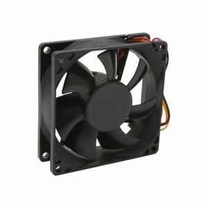 Akasa přídavný ventilátor 80x80x25 black OEM L; DFS802512L