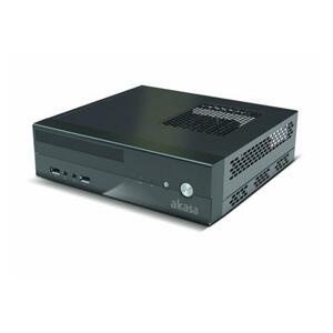 Akasa skříň Crypto + 80W adaptér (VESA); AK-ITX03BK08EU