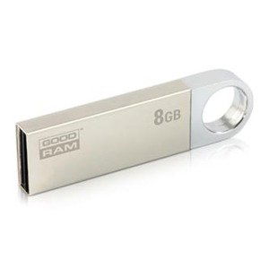 GoodRam Flash Disk UUN2 8GB USB 2.0 stříbrná; UUN2-0080S0R11