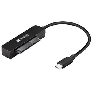 Sandberg USB-C konvertor na SATA USB 3.1 Gen.2, černý; 136-37